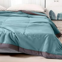 Cold Blanket,Cooling Comforter Queen Size Ice Blanket for All Season,Lightweight Summer Cooler Quilt for Hot Sleepers and Night Sweats Cooler Comforter(Blue 55*40in)from QiwagFerng