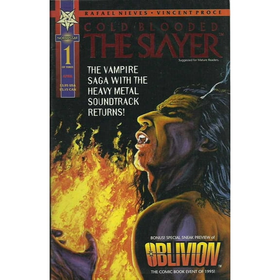 Cold Blooded: The Slayer #1 VF ; Northstar Comic Book
