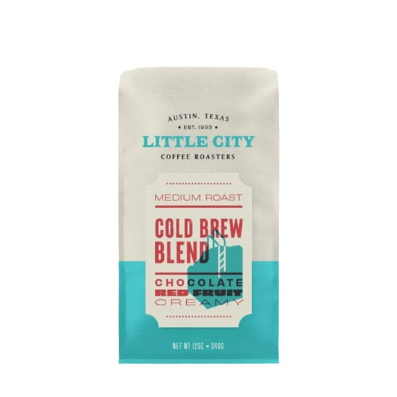 Cold Brew Blend - Roasted by Little City Coffee Roasters - Freshly Ground Coffee - 12 Ounce Bag