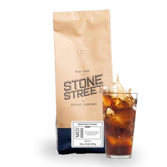 Cold Brew Coffee, Breakfast Blend, Low Acid, 100% Arabica, Gourmet Coffee, Medium Roast, Coarse Ground, 2 LB