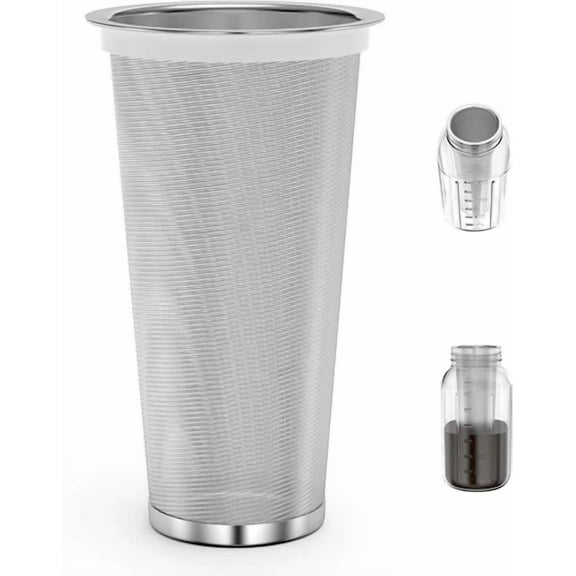 Cold Brew Coffee Filter For 32Oz Wide Mouth Mason Jar, 304 Stainless Steel Strai