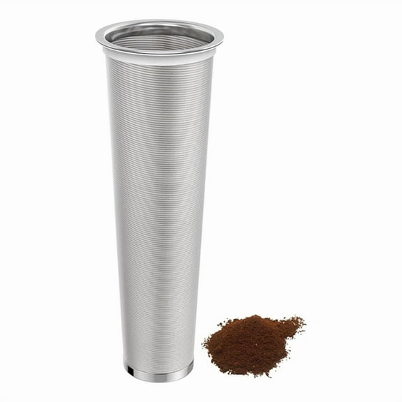 Cold Brew Coffee Filter for 64OZ Glass MasonJar Pitcher - Fine Mesh, 304 Stainless Steel Filter with Sealing Ring