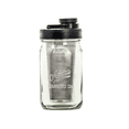 thumbnail image 1 of Cold Brew Coffee Maker Kit: Wide Mouth Mason Jar with Screw Top Lid, Stainless Steel Filter for Delicious Brewed Coffee, Infused Tea, Alcohol - 1 Quart 32 oz Black, 1 of 6