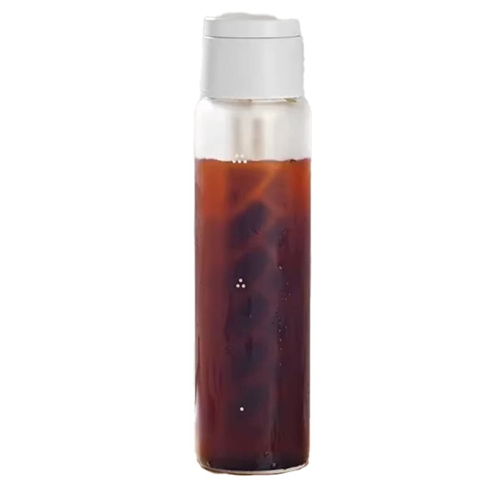 Cold Brew Coffee Maker with Frosted Glass, Built-in Filter and Cleaning ...