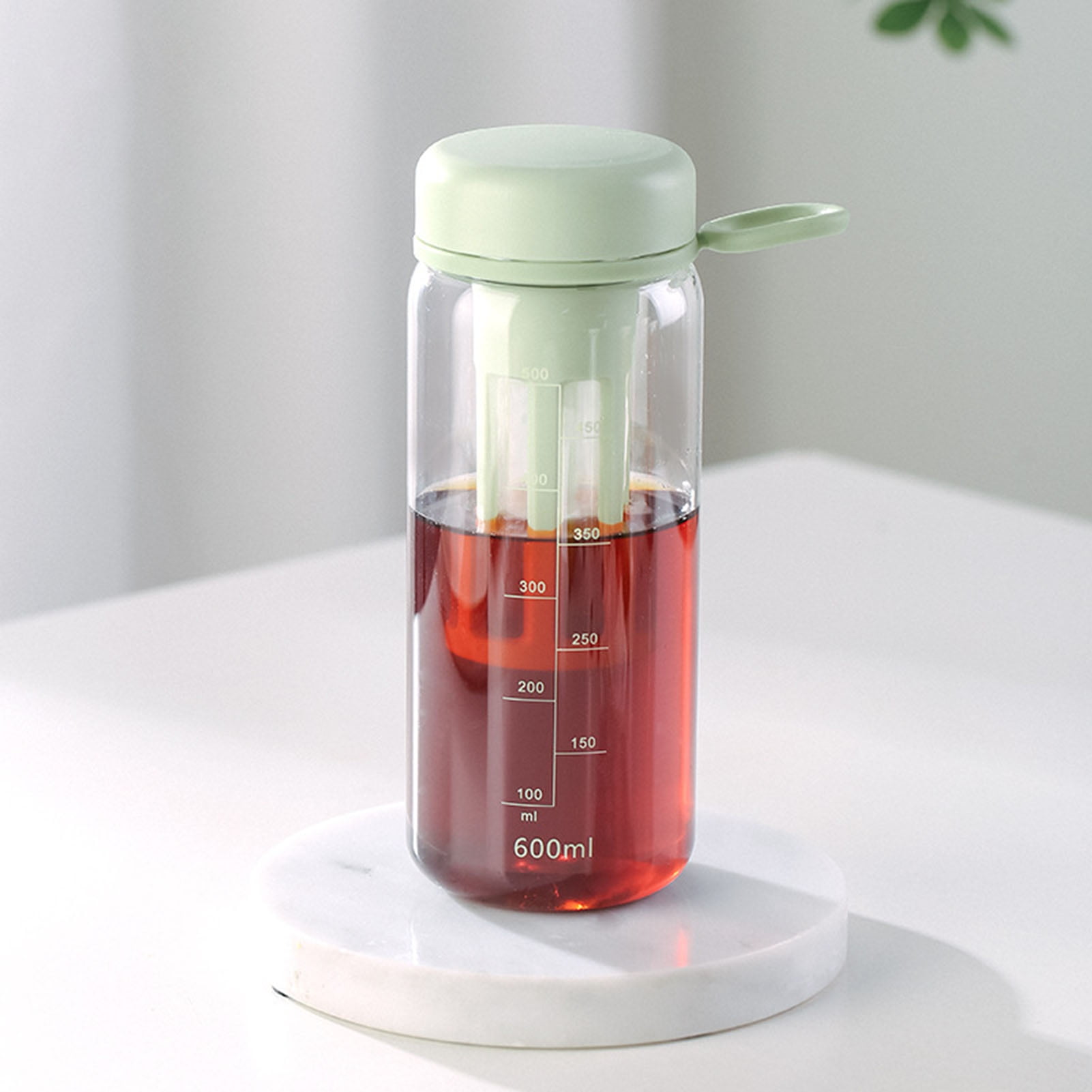 Cold Brew Cup with Scale Filter,Food Grade Travel Tea Bottle Cold Brew