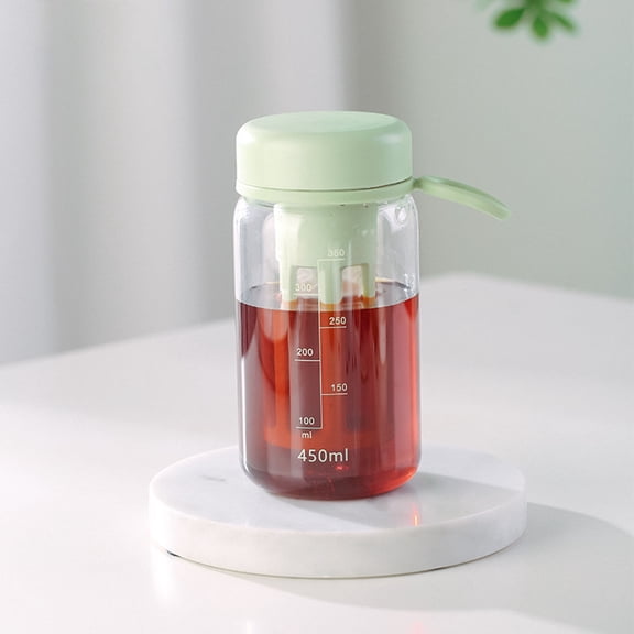 Cold Brew Cup with Scale Filter,Food Grade Travel Tea Bottle Cold Brew Coffee Maker Jar