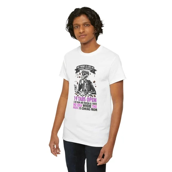 Cold Brew T-Shirt, Funny,ced Coffee Lover Caffeine Addict Skeleton Tee