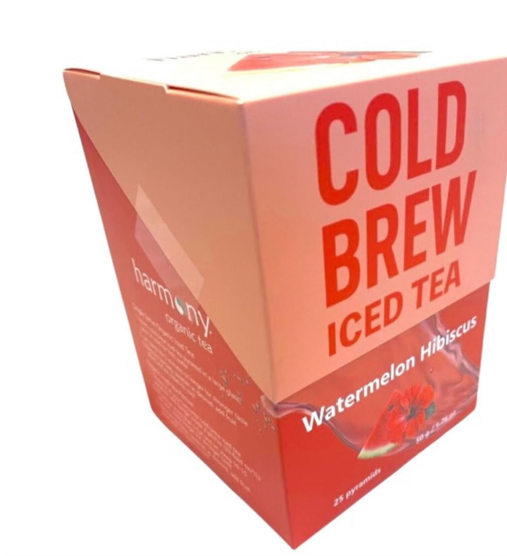 Cold Brew Watermelon Hibiscus Green Matcha Tea Organic Caffeine