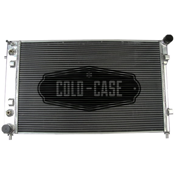 Cold Case Radiators CCRLMP5001A Passenger Side Outlet Automatic Radiator for 2004 GTO, Polished
