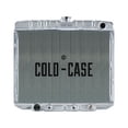 thumbnail image 1 of Cold Case Radiators  25.5 x 21.5 x 3 in. Passenger Side Inlet & Driver Side Outlet Radiator for 1966-1967 Big Block Ford Fairlane - Polished, 1 of 1