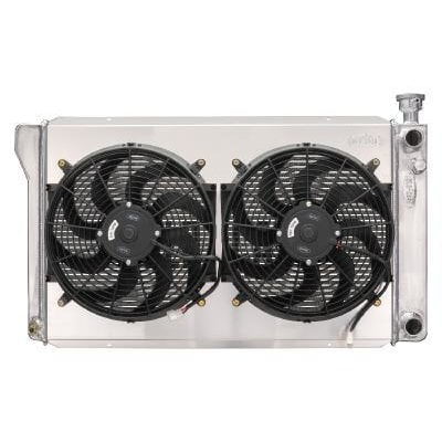 Cold Case Radiators 88-98 GM 1500 P/U LS Swap Radiator w/Fans