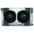 thumbnail image 1 of Cold Case Radiators CCRCHC545AK 31.5 x 19 x 3 in. Driver Side Inlet Passenger Side Outlet Radiator & Fan for 1970-1981 Automatic F-Body GM - Polished, 1 of 1