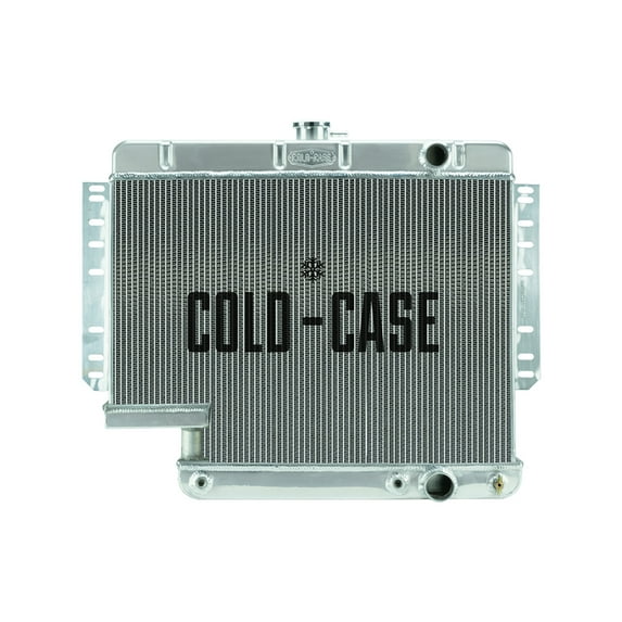 Cold Case Radiators CCRCHI565A-5 28.75 x 23 x 3 in. Passenger Side Inlet & Outlet Radiator for 1961-1965 GM B-Body - Polished