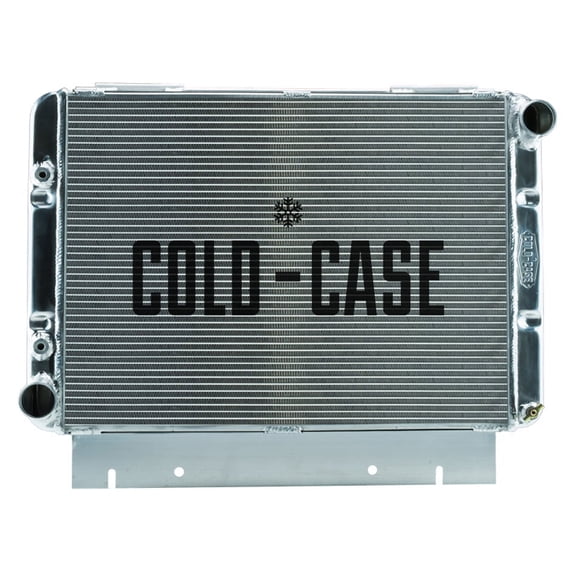 Cold Case Radiators CCRFOG580A Side Tank Automatic Radiator for 1960-1963 Galaxie, Polished