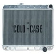 thumbnail image 1 of Cold Case Radiators CCRGPG22 25.75 x 20.125 x 3 in. Passenger Side Inlet & Outlet Radiator with Air Conditioning for 1964-1965 GM A-Body - Polished, 1 of 2