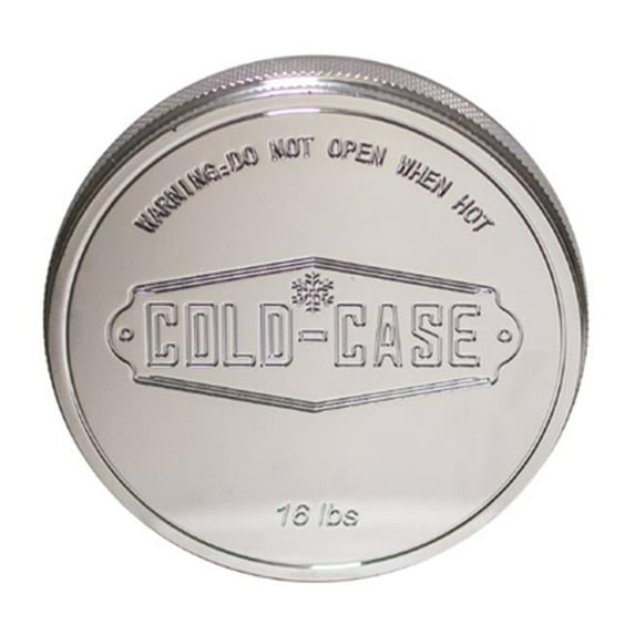 Cold Case Radiators CCRRC100 Radiator Cap Billet Poli Shed, Polished