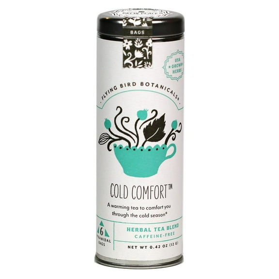 Cold Comfort  - 6 Tea Bag Tin - Herbal Blend
