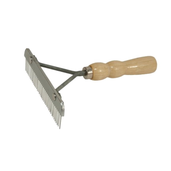 Cold Creek Coarse Fur Comb, Silver, Small