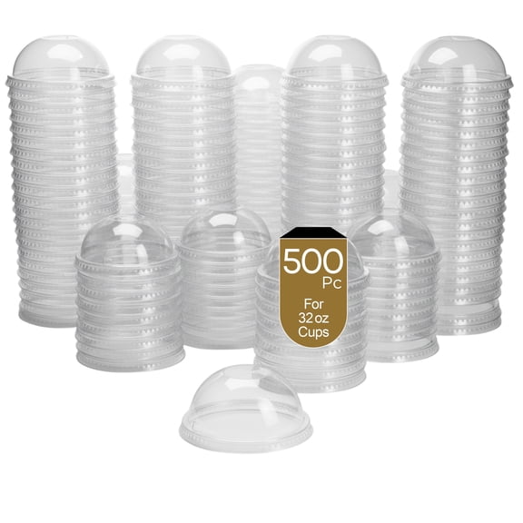Cold Cup, Dome Lid for 32oz Clear Cup (PET), 107mm