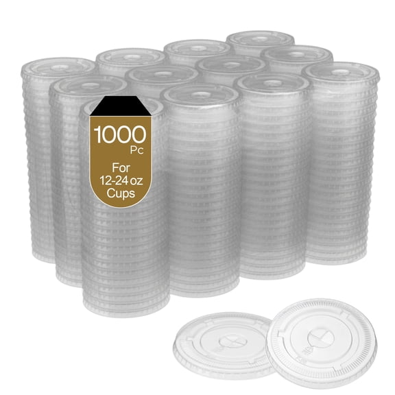 Cold Cup, Flat Lids for 12-24oz Clear Cup (PET), 98mm