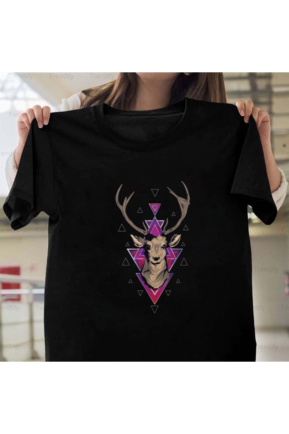 Cold Deer Funny Animal Wildlife Sarcastic Humor Quote Retro Graphic Unisex T-Shirt Y1249, Up to Size 5XL