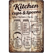 Cold Drinks Here Retro Wall Decor Metal Tin Sign 8" x 12" Ice Beverages Vintage Wall Art Poster for Kitchen Home Restaurant Shop Man Cave Clubs Decor Gift