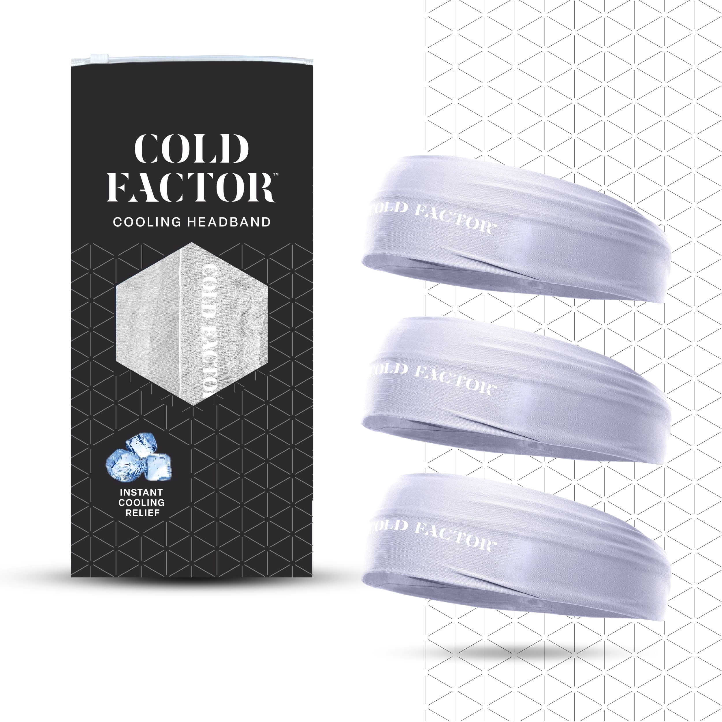 Cold Factor, Instant Cooling Headband, 3 Pack, One Size - Walmart.com