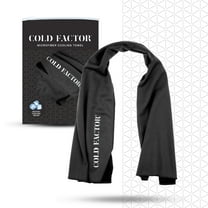 Instant Cooling Microfiber Towel - Black