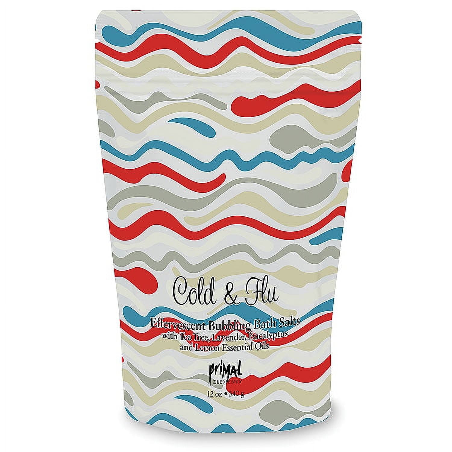 Cold & Flu 12 oz Bubbling Bath Salts