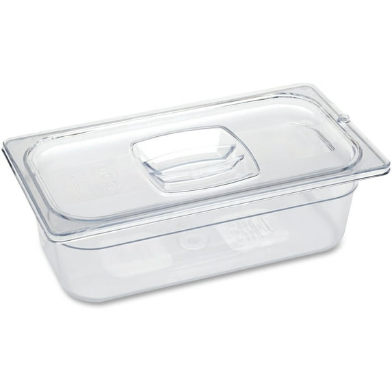 Cold Food Pans, 4qt, 6 7/8w X 12 4/5d X 4h, Clear