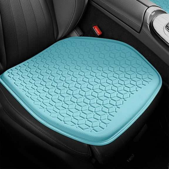 Cold Gel Car Seat Cushion, All-Weather Cool Pad, Breathable Seat Cushion, Ergonomic Support Pad, Anti-Slip Bottom, Washable Cover, Office Car Cushion, Portable Butt Pad, Comfortable Seat Pad