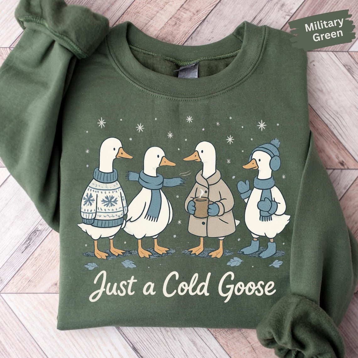 Cold Goose Sweatshirt, Winter Shirt, Goose Lover Tshirt All Size S-5XL ...