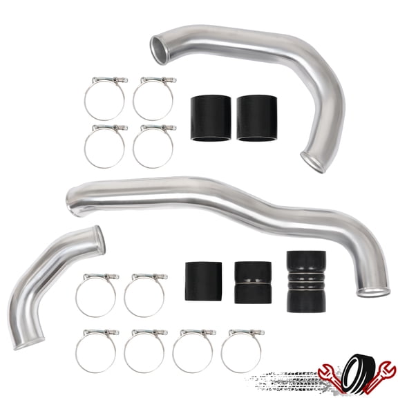 Cold & Hot Side Intercooler Charge Pipe Kit for Ford 6.4L Powerstroke  2008-2010
