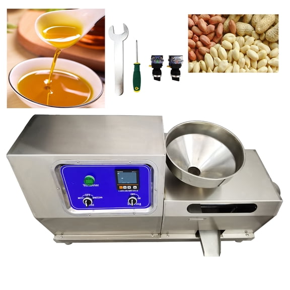 Cold Hot Spiral Oil Press Machine Peanut Sesame Rapeseed 110V