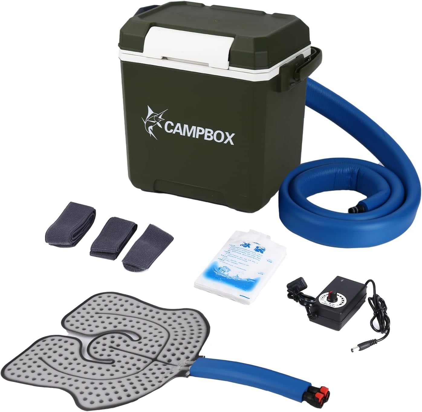 Cold Ice Machine for Knee Therapy System Knee/Joint Pad, Cooling Reservoir and Quiet Bump