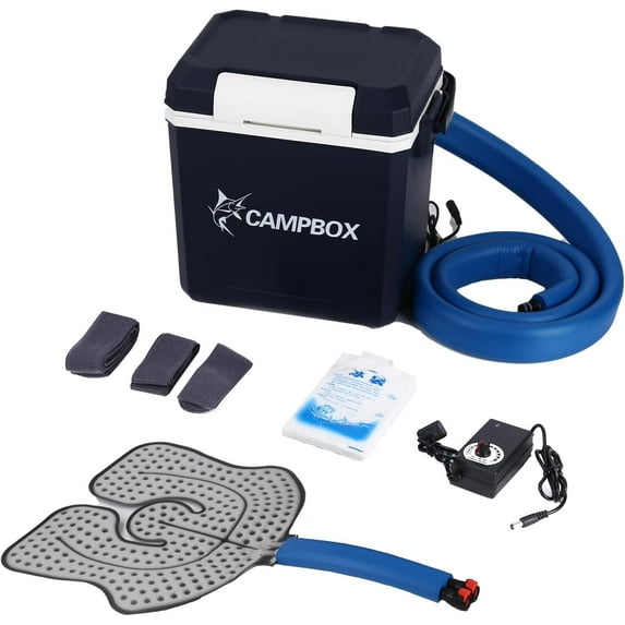 Cold Ice Machine for Knee Therapy System Knee/Joint Pad, Cooling Reservoir and Quiet Bump