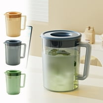 Cold Kettle Refrigerator Water Dispenser Fruit Infuser Pitcher Glass Beverage Container for Kitchen Home Party Bar Wedding Events, UKHBMC | Green