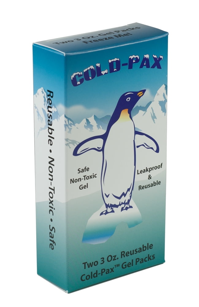 ColdPax Freezable Gel Packs (3 oz) 2 Pack