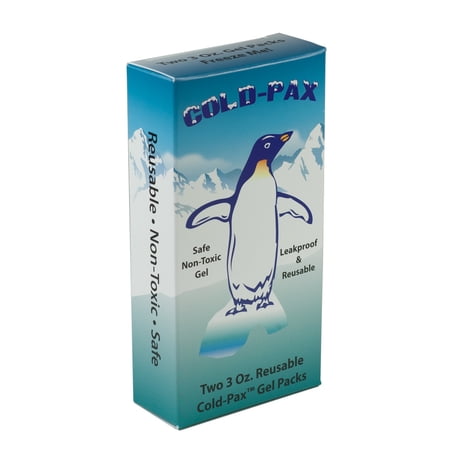 Cold-Pax Freezable Gel Packs (3 oz) - 2 Pack