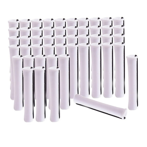 Cold Perm Rods Curling Hair Curly Wavy Rod Set Women Girls , 50Pcs 1.6cm