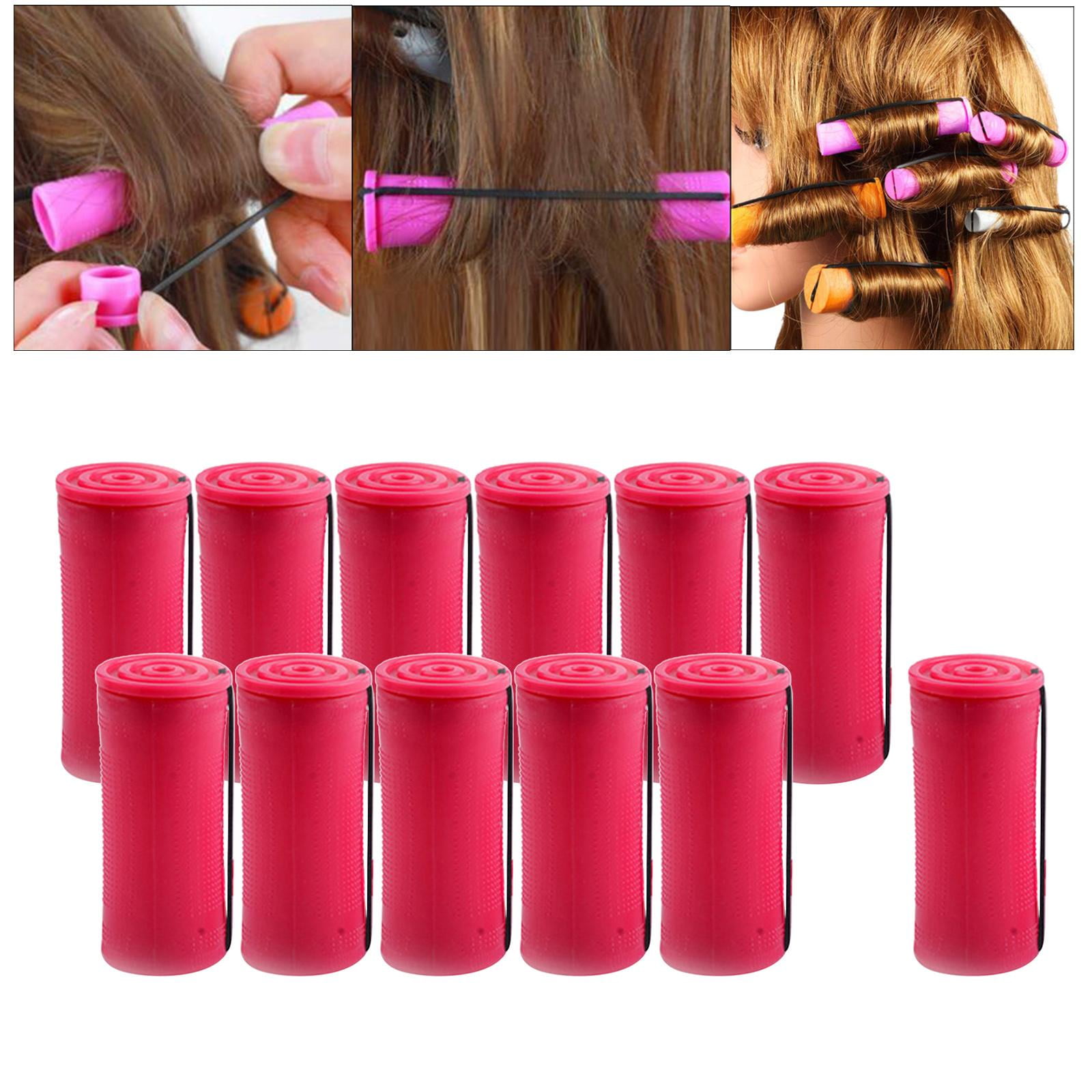 Cold Perm Rods ing Hair No Heat NonSlip Elastic Small Medium Large