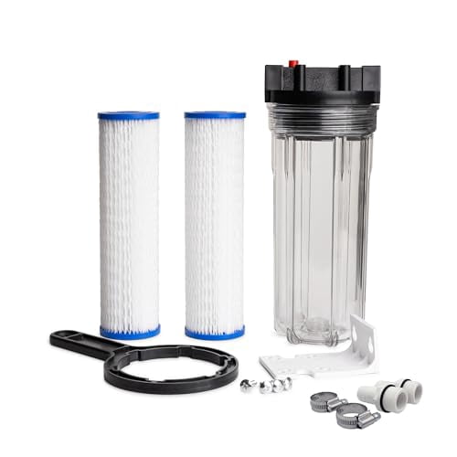 Cold Plunge Water Filter - 10" Filter Housing with 3/4 inch FPT Ports ...