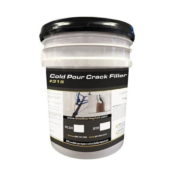 GoldStar Asphalt Products #315 Cold Pour Crack Filler 5GL Bucket