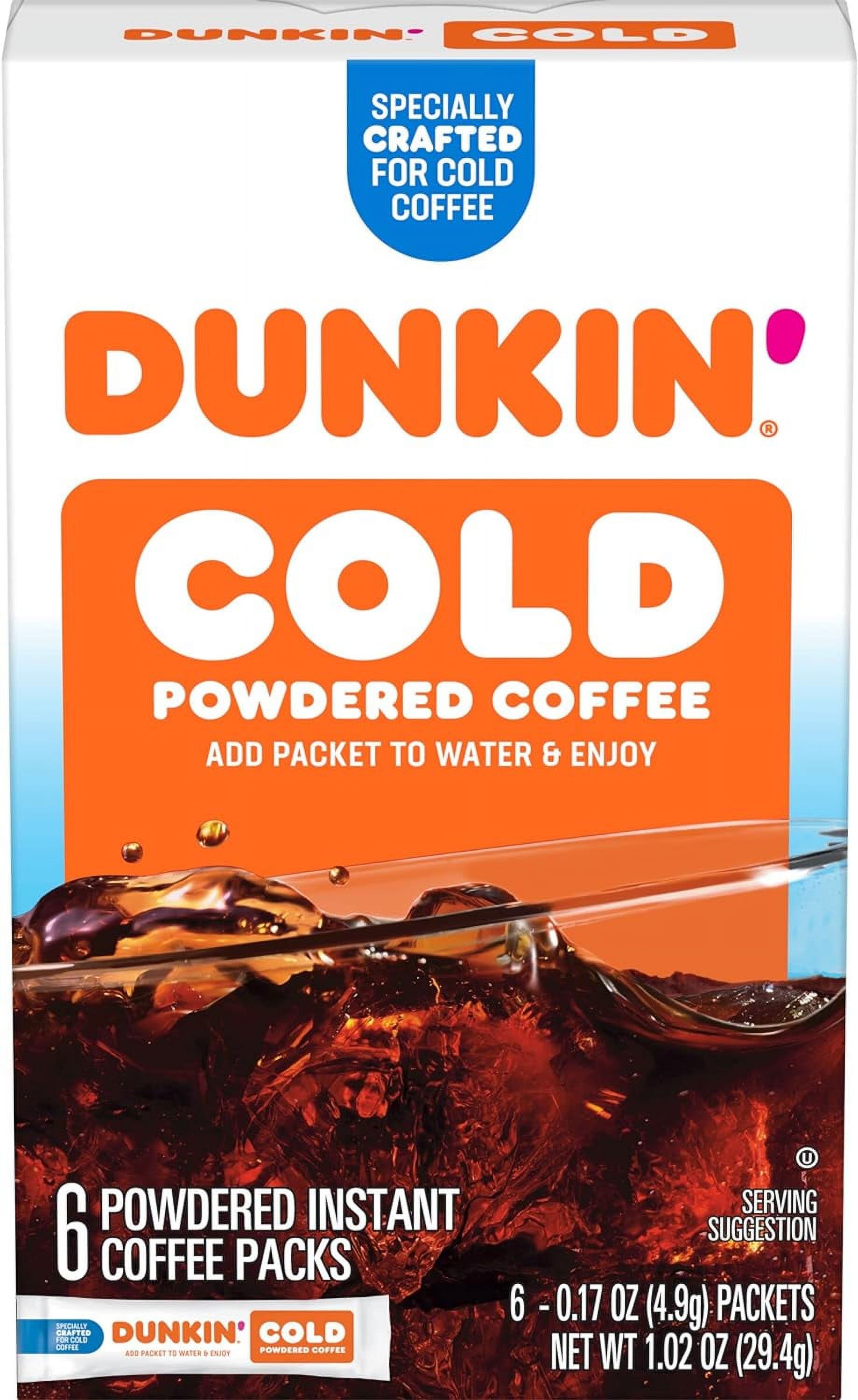 Cold Powdered Single Serve Instant Coffee Packs 6 Count Pack Of 12 