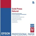 thumbnail image 1 of Epson Cold Press Natural Fine Art Textured Matte Cotton Rag Inkjet Paper, 21 mil., 340 g/m2, 17x22", 25 Sheets, 1 of 2