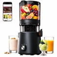 thumbnail image 1 of Cold Press Juicer Machine, 3-in-1 Juice Maker for Juice, Sorbet & Nut Milk, 6.5" Extra Wide Feed Chute, 100oz Capacity and 350W Motor, Black, 1 of 10