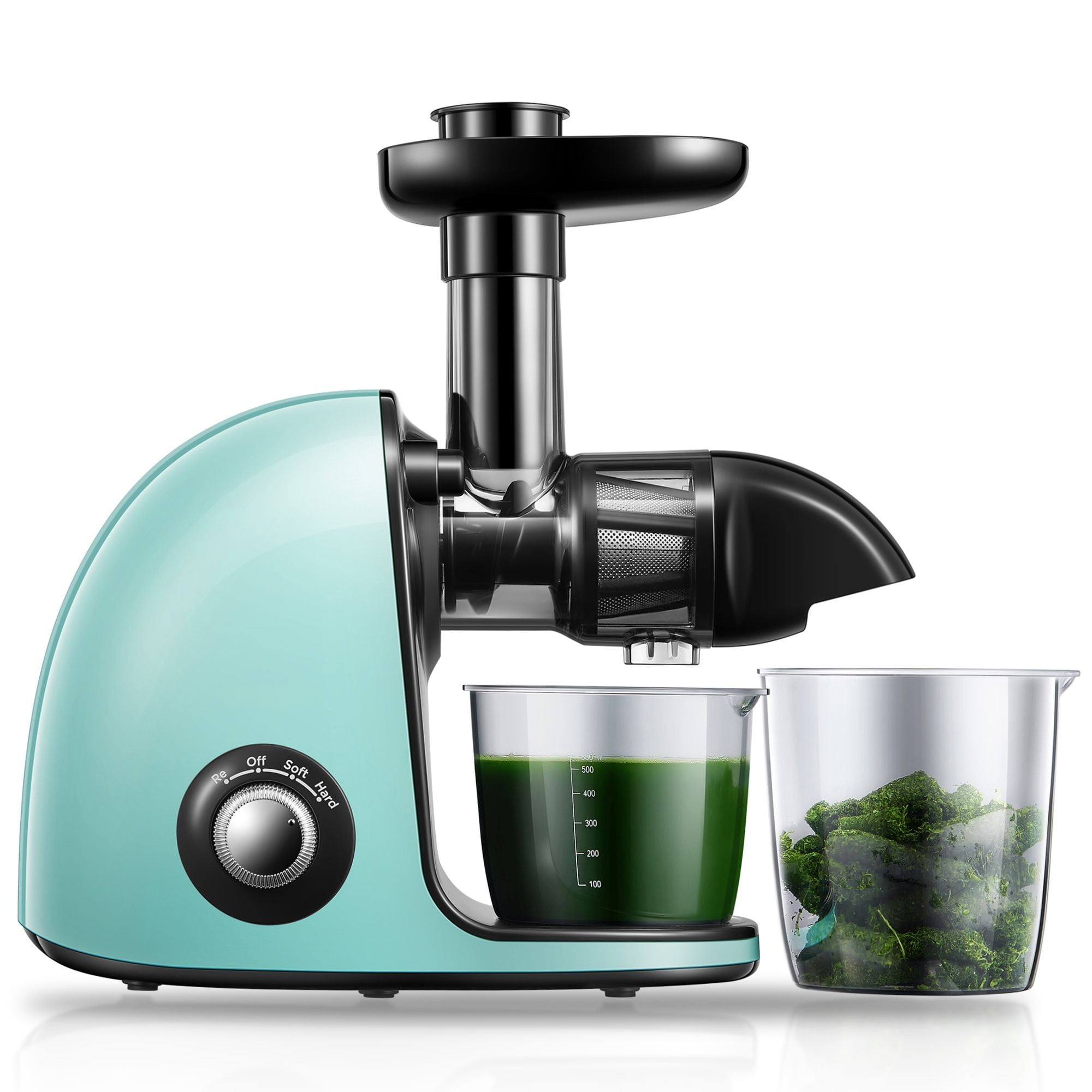 Lecone Juicer Machine, Compact Masticating Slow Juicer Easy to Clean Cold  Press Juicer Upgraded Non-clog Filter with Reverse Function for Celery