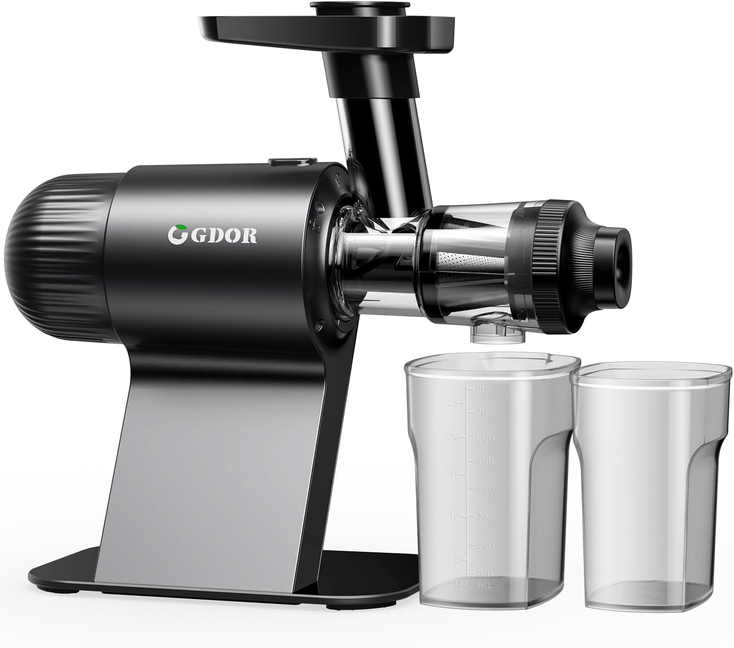 Cold Press Juicer Machines Vegetable and Fruit, Powerful Masticating Slow Juicer with Reverse