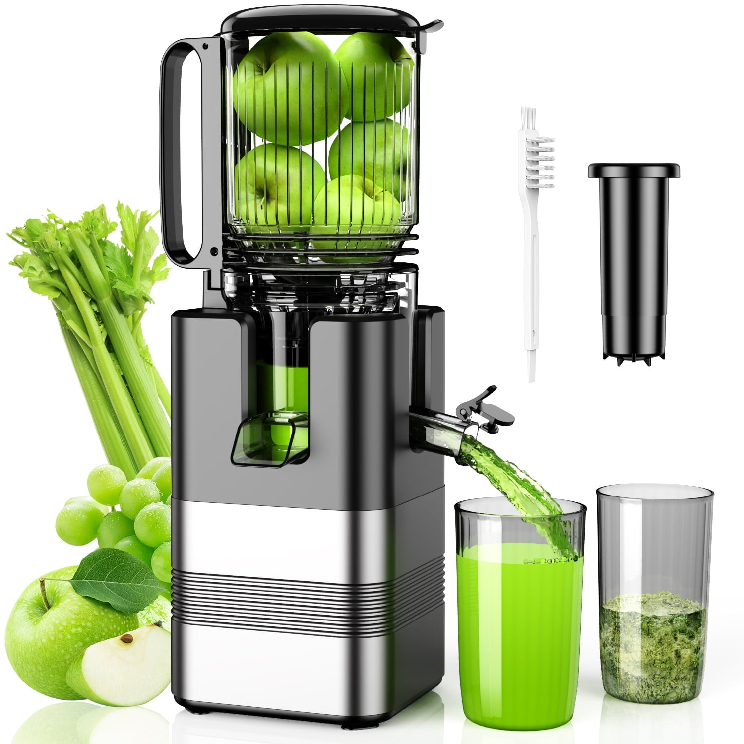 Juilist 1300W Max Power Juicer Machines, Juicer Vegetable and Fruit with 3.2