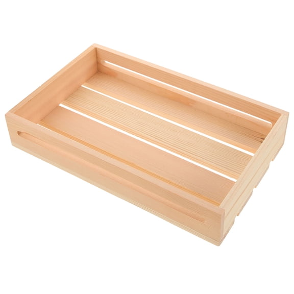 CRILSTYLEO Small Wooden Soap Dish in Ivory - Bathroom Accessory for Sink or Shower, 1 Piece